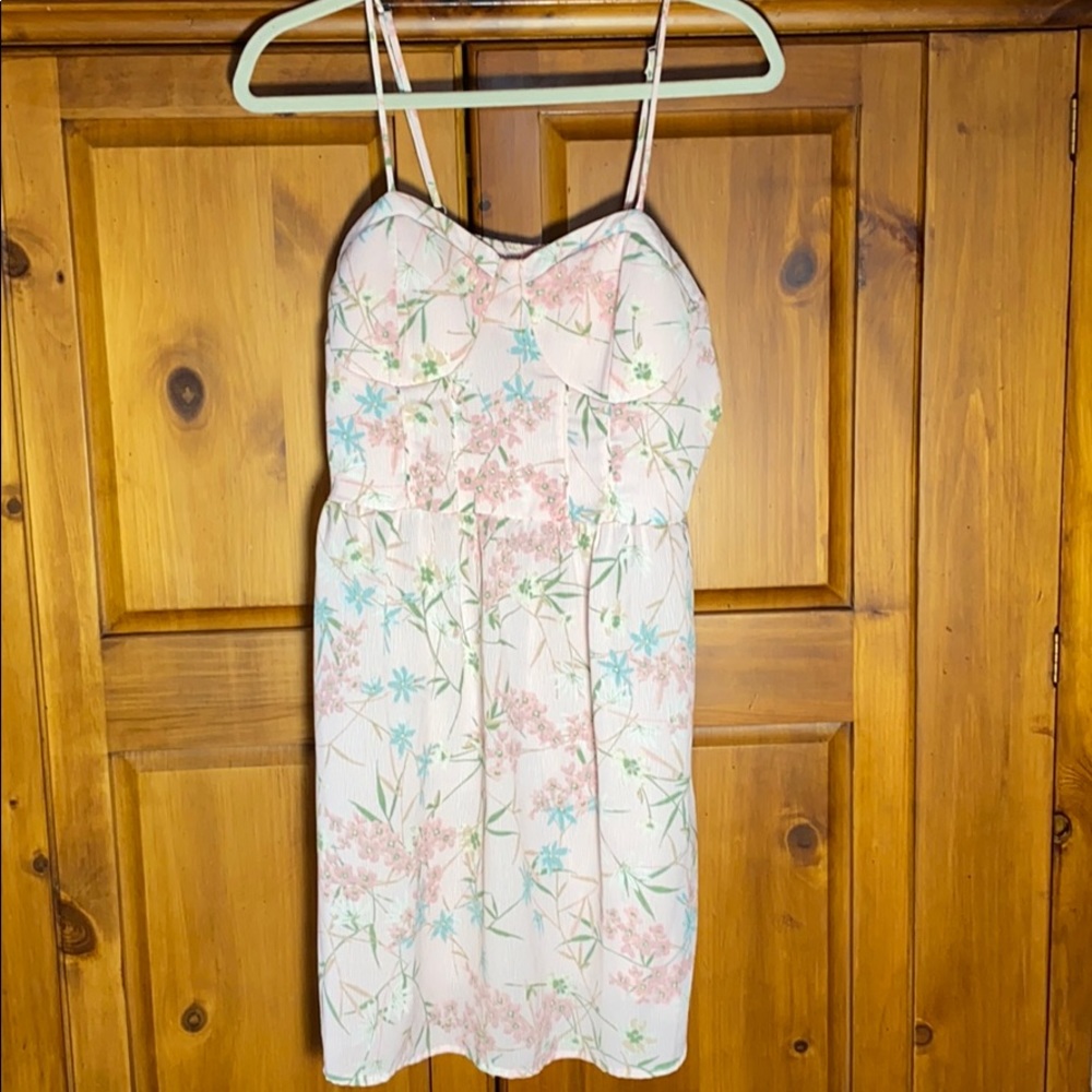 Xhilaration Light Pink Floral Dress Easter/Spring